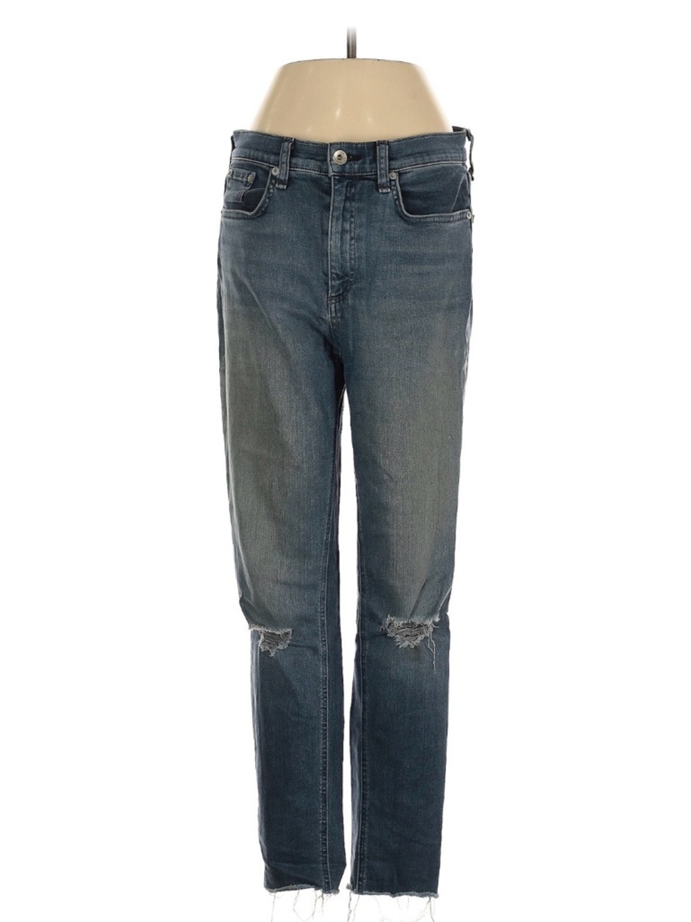 rag & bone Women's Boyfriend Jeans in Washed Blue